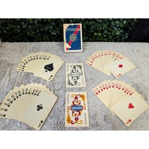 Vintage TWA Trans World‎ Airlines Playing Cards Whitman Plastic Coated Complete